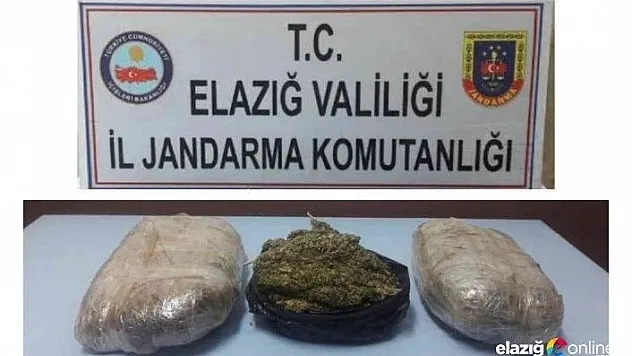 Menfeze 5 kilo esrar saklayan 3 şüpheli yakalandı