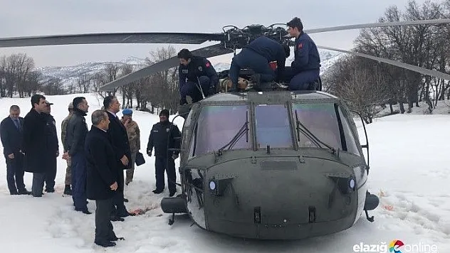 Tunceli'de polis helikopteri zorunlu iniş yaptı