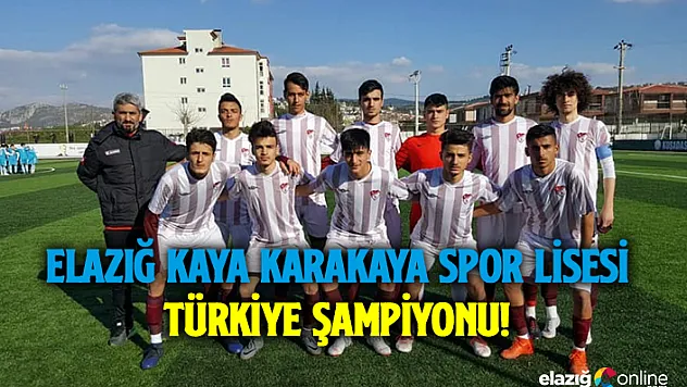 Türkiye'yi Dünya Kupasında temsil edecekler, bu gurur Elazığ'ın!