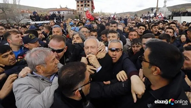 CHP Genel Başkanı Kılıçdaroğlu'na şehit cenazesinde saldırı