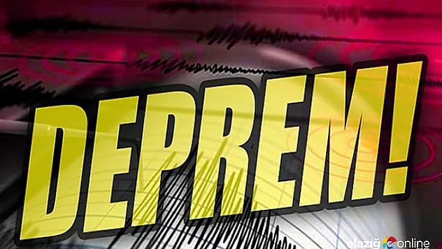 Elazığ 3.8 ile sallandı