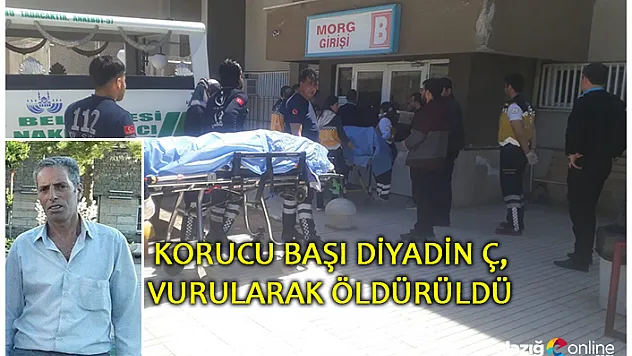 Elazığ'da korucu cinayeti: 2 ölü