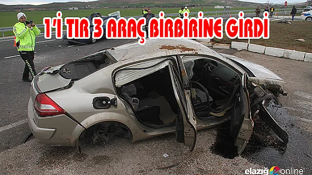 Elazığ'da zincirleme trafik kazası: 5 yaralı