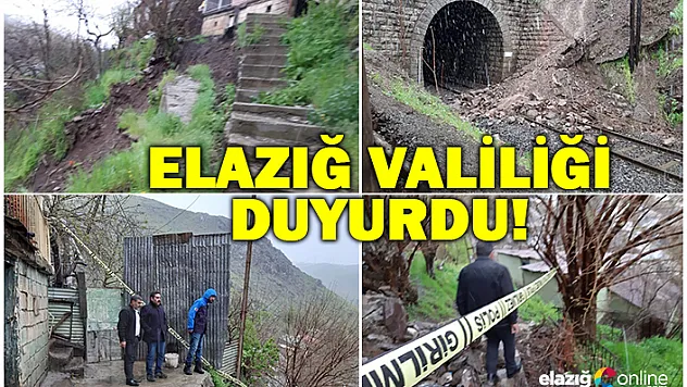 Maden'de heyelan riski nedeniyle 510 konut ve iş yeri boşaltılıyor!