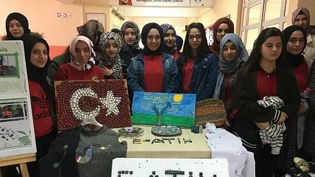 Önce elektronik atıklar toplandı, sonra fidan dikildi