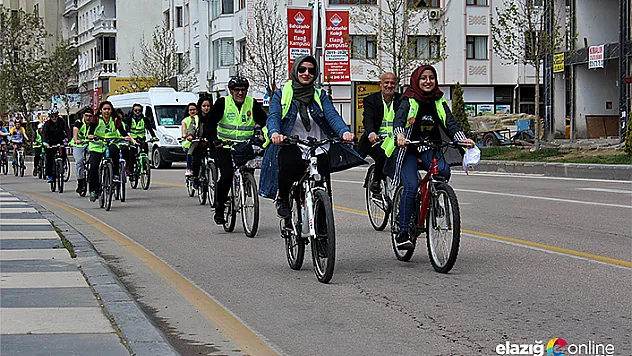 Sağlıklı yaşam için pedal çevirdiler