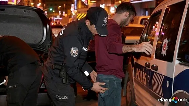 Elazığ'da asayiş uygulaması, 5 şahıs yakalandı!