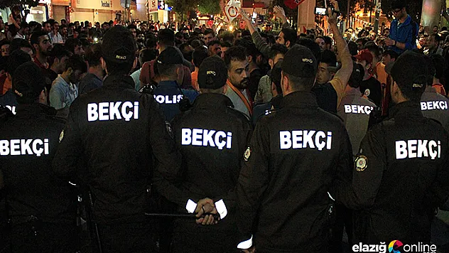 Elazığ'da gergin şampiyonluk kutlaması