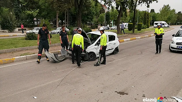 Elazığ'da trafik kazası: 1 yaralı