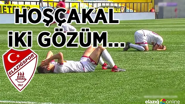 Elazığspor ikinci lige düştü