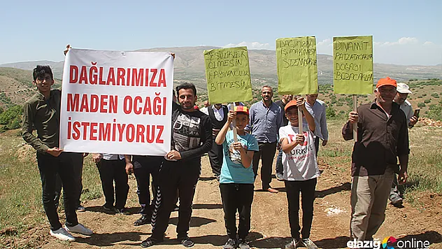 Köylülerden maden ocağı tepkisi