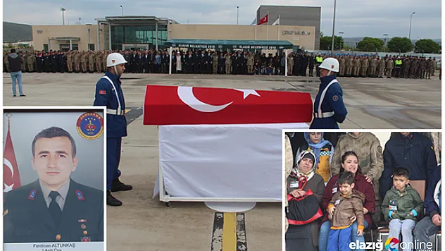 Şehit astsubayın naaşı memleketine uğurlandı