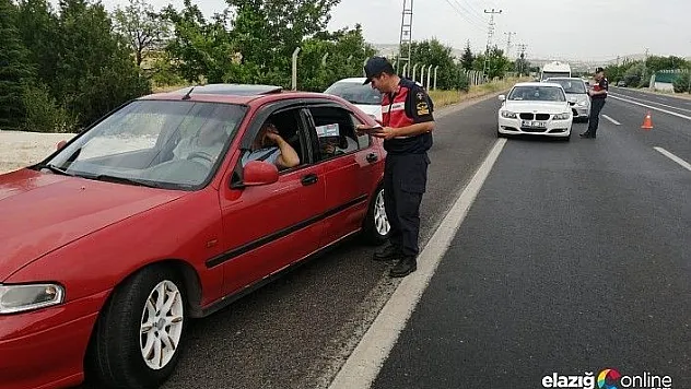 Elazığ'da trafik uygulaması, 19 araca ceza işlem uygulandı