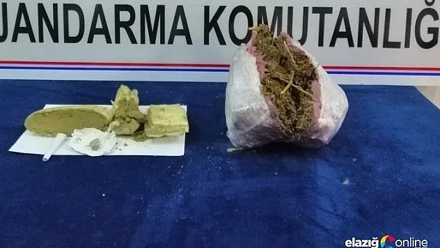 Elazığ'da esrar ve metamfetamin ele geçirildi!