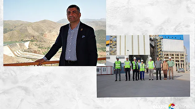 Erol, Keban Barajı ve Çimento fabrikasında incelemelerde bulundu