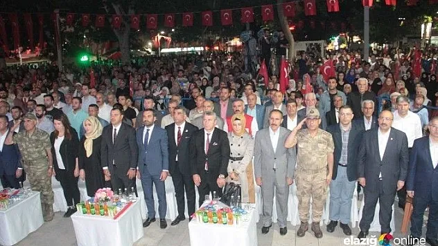 Elazığ'da 15 Temmuz Demokrasi ve Milli Birlik Günü