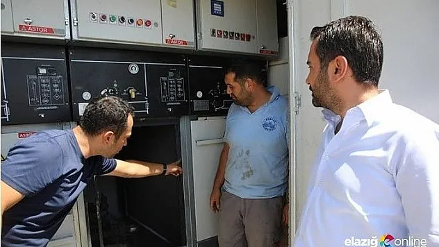 Başkan Şerifoğulları, su kesintisine neden olan enerji hattını inceledi