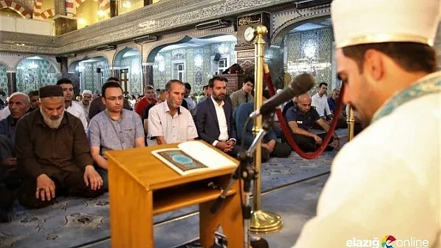 Elazığ şehitleri için mevlit okutuldu