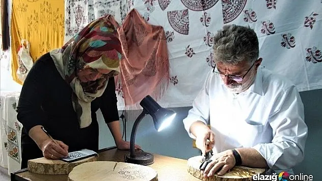 Önce kendi sonra kocası başladı, sanatın ustası oldular