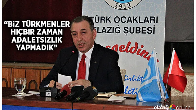 Türkmen Bakan Aydın Maruf, Elazığ'da konuştu