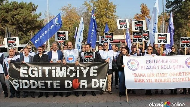 "Eğitimciye şiddete dur" demek için bir araya geldik