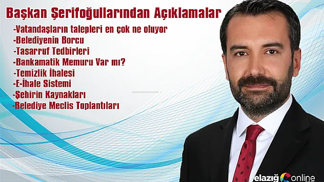 Başkan Şerifoğulları Canlı Yayında Önemli Açıklamalarda Bulundu