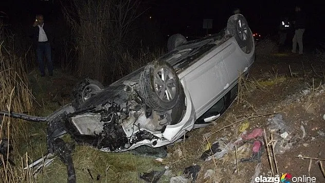 Elazığ'da trafik kazası, eski başkan yaralandı