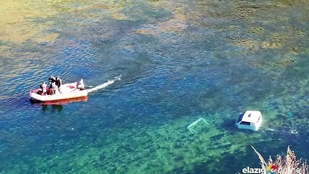 Kamyonet nehre uçtu, sürücü kayıp