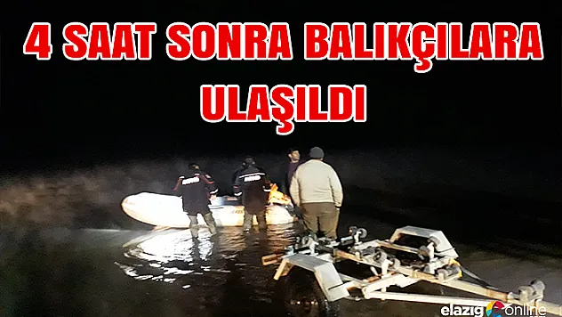 Mahsur kalan 3 balıkçı kurtarıldı