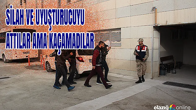 &quotŞok&quot uygulamasından kaçarken uyuşturucu atan 3 şüpheli yakalandı