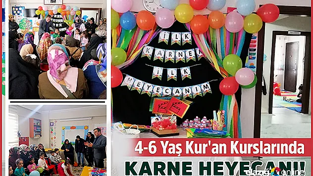 4-6 Yaş Kur'an Kurslarında Karne Heyecanı!