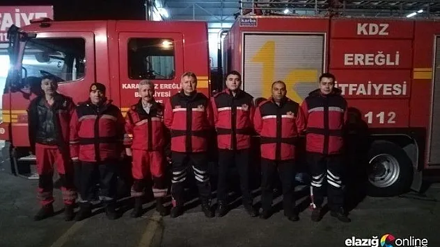 Karabük, Zonguldak ve Bartın'dan Elazığ'a 29 kişilik ekip sevk edildi