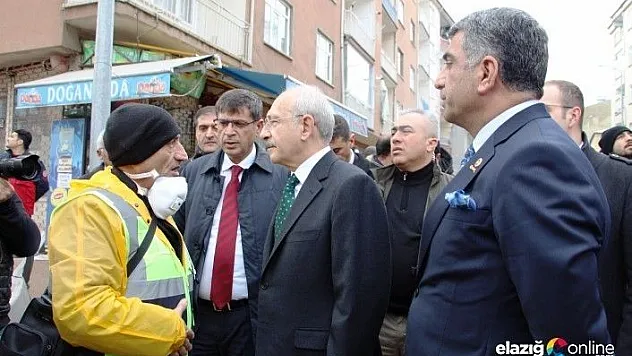 Kılıçdaroğlu, 14 kişinin hayatını kaybettiği enkaz alanında inceleme yaptı