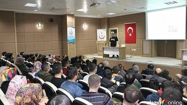 Sağlık personeline &quotİnme&quot farkındalık eğitimi verildi