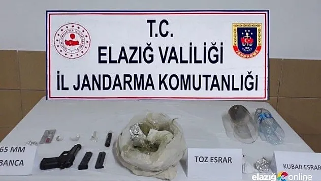 Toz esrarla yakalanan şüpheli tutuklandı