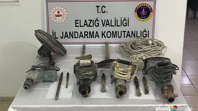 Yerin 35 metre altında kaçak kazı yapan 3 şüpheli yakalandı