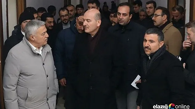 Bakan Soylu, tekrar deprem bölgesinde