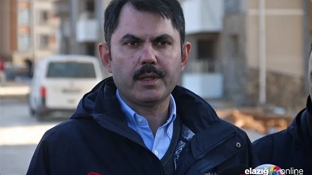Bakan Kurum: 'Depremde ağır hasarlı bina sayısı 3 bin 200'
