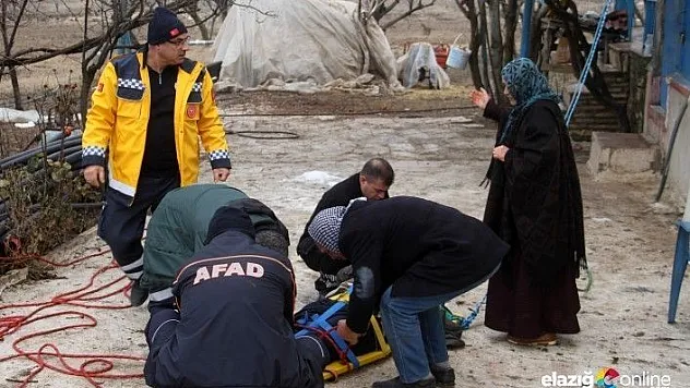 Balkona düşüp mahsur kalan şahıs AFAD'ın operasyonu ile kurtarıldı