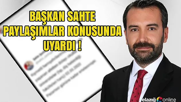 Başkan Şerifoğulları Uyardı!