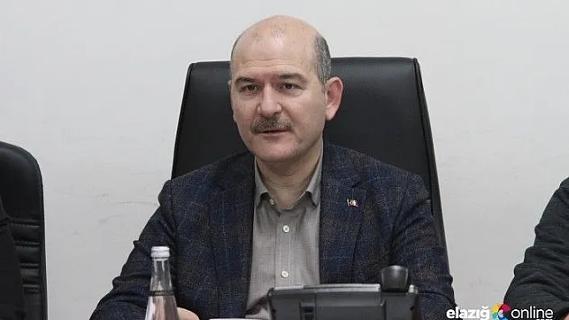 Bakan Süleyman Soylu, depremin yaşandığı Elazığ'a tekrar geldi