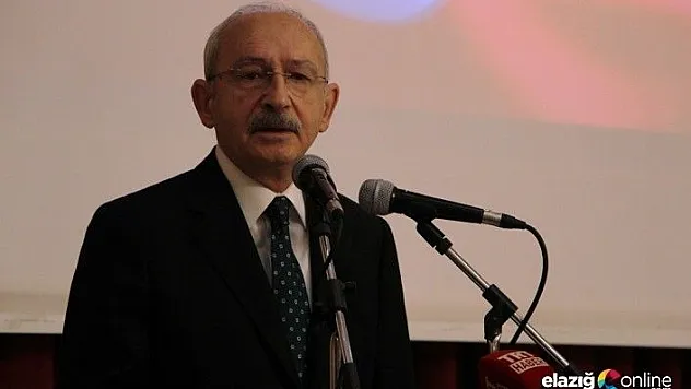 Kılıçdaroğlu: &quotElazığ afet bölgesi ilan edilsin, buna ihtiyacı var'