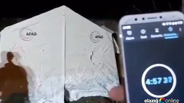 Komandolar eksi 10 derece 5 dakikanın altında çadır kuruyor