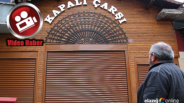 92 yıllık kapalı çarşı ilk defa kapandı