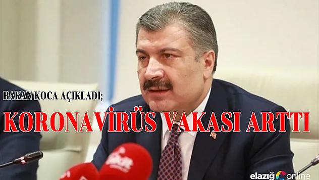 Bakan Koca: 'Şu ana kadar toplam vaka sayımızsa 18'dir'