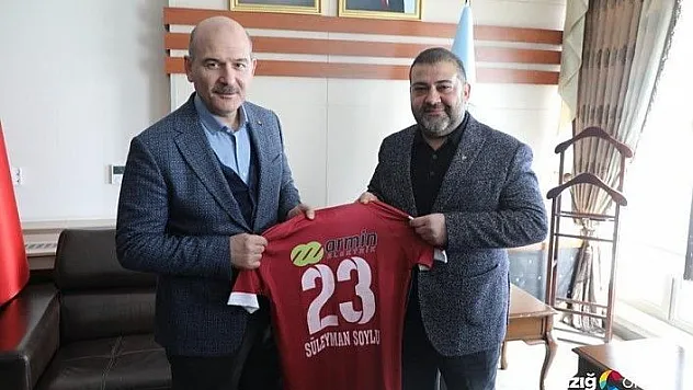 Başkan Öztürk'ten Bakan Soylu'ya 23 Numaralı Forma
