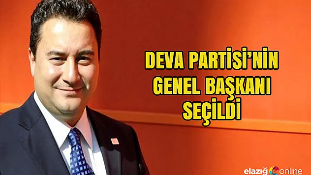 DEVA Partisi'ne Ali Babacan oy birliği ile genel başkan seçildi