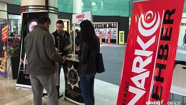 Elazığ polisinden uyuşturucu ile mücadele çalışması