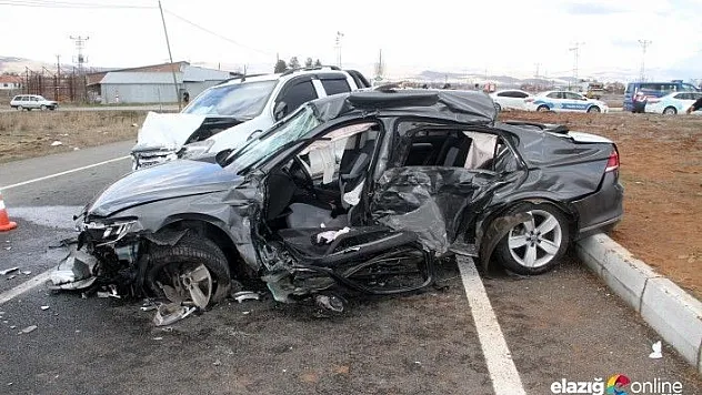 Elazığ'da trafik kazası: 5 yaralı