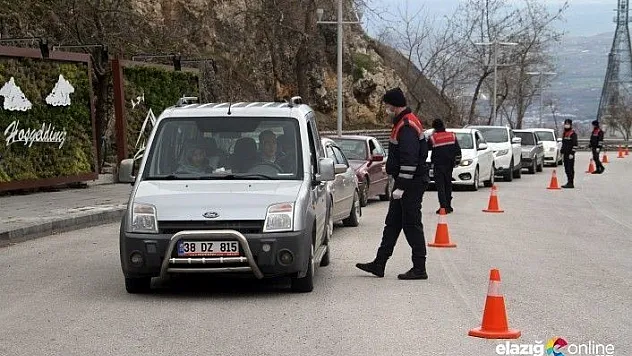 Pandemi Kurulu kararıyla tarihi Harput Mahallesi'ne ziyaret kısıtlaması